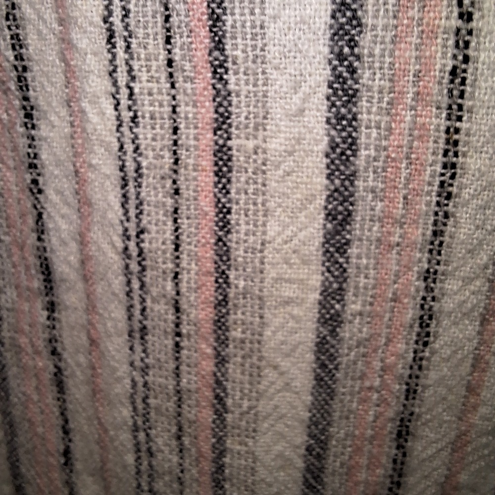 Cottagecore Boho Linen Blend Resort Wear Chic Jolt Wide Leg Striped Pants XL - Picture 13 of 16